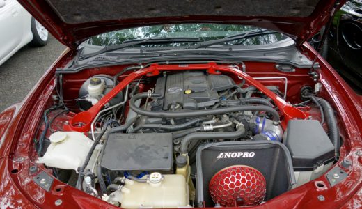 おはくらロードスターNC,エンジンルーム,カッパーレッドマイカ