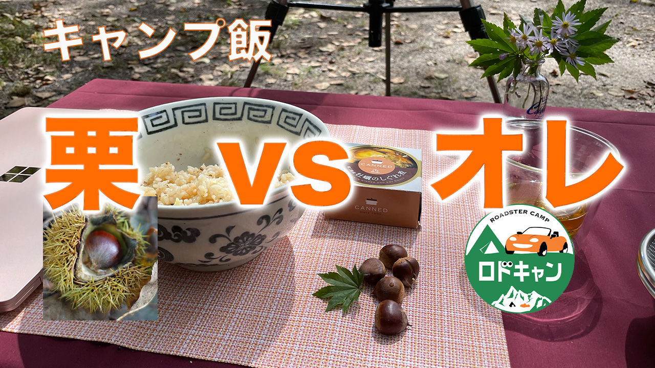 【キャンプ飯】栗vsオレ簡単レシピ〜戦いに勝って？食べたら旨かった件がこちらです